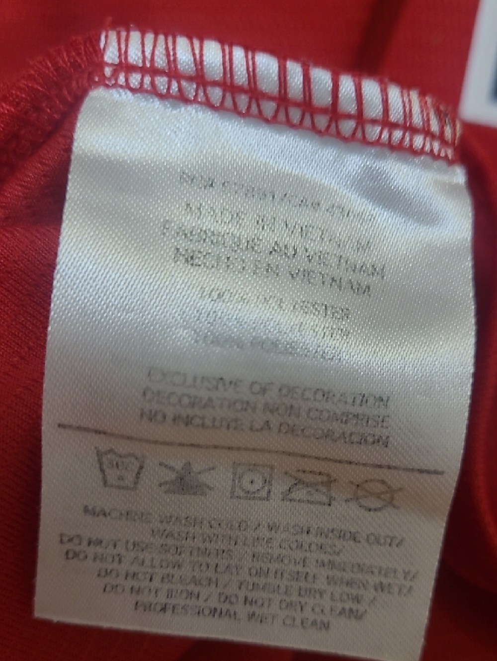 Nike Red‎ Boston 'RED SOX' Button-Front Baseball Jersey - Picture 15 of 16